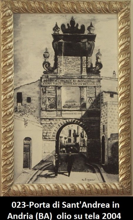 023-Porta di Sant'Andrea in Andria (BA) - olio su tela-2004.JPG