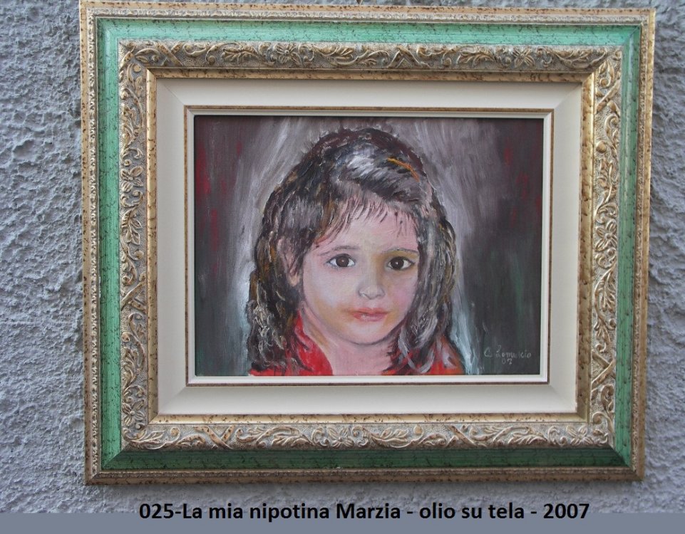 025-La mia nipotina Marzia - olio su tela - 2007.jpg