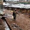 Kenya. Kibera Slum di Nairobi