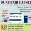 Sunitinib 25mg Capsules Supplier, Exporter and Distributor