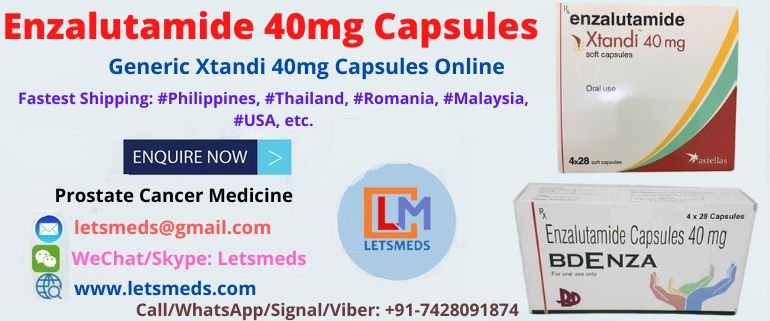 Enzalutamide 40mg Capsules Romania | Generic Xtandi Capsules Cost Malaysia