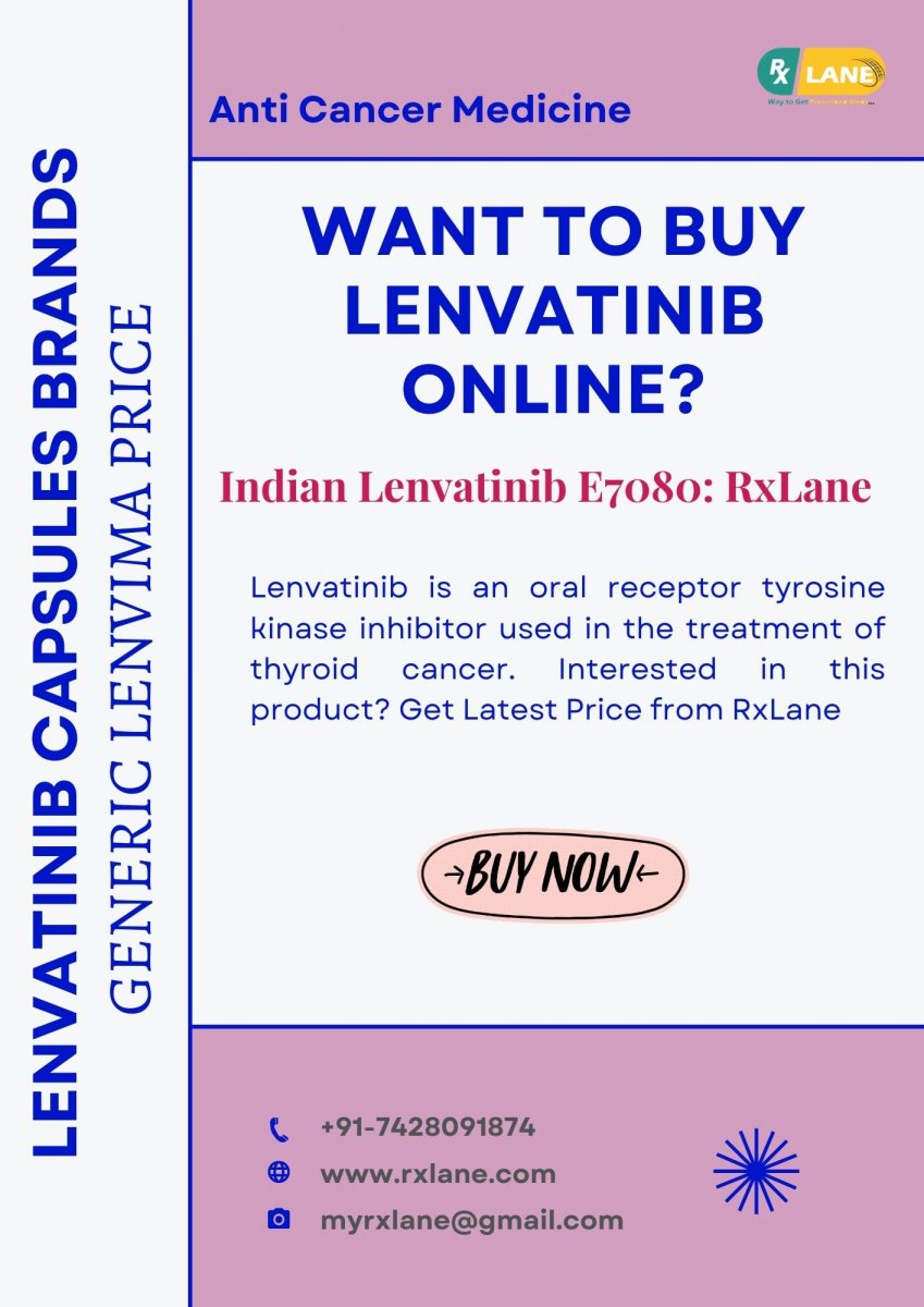 Lenvatinib Capsules Brands Generic Lenvima E7080 Price Wholesale Philippines