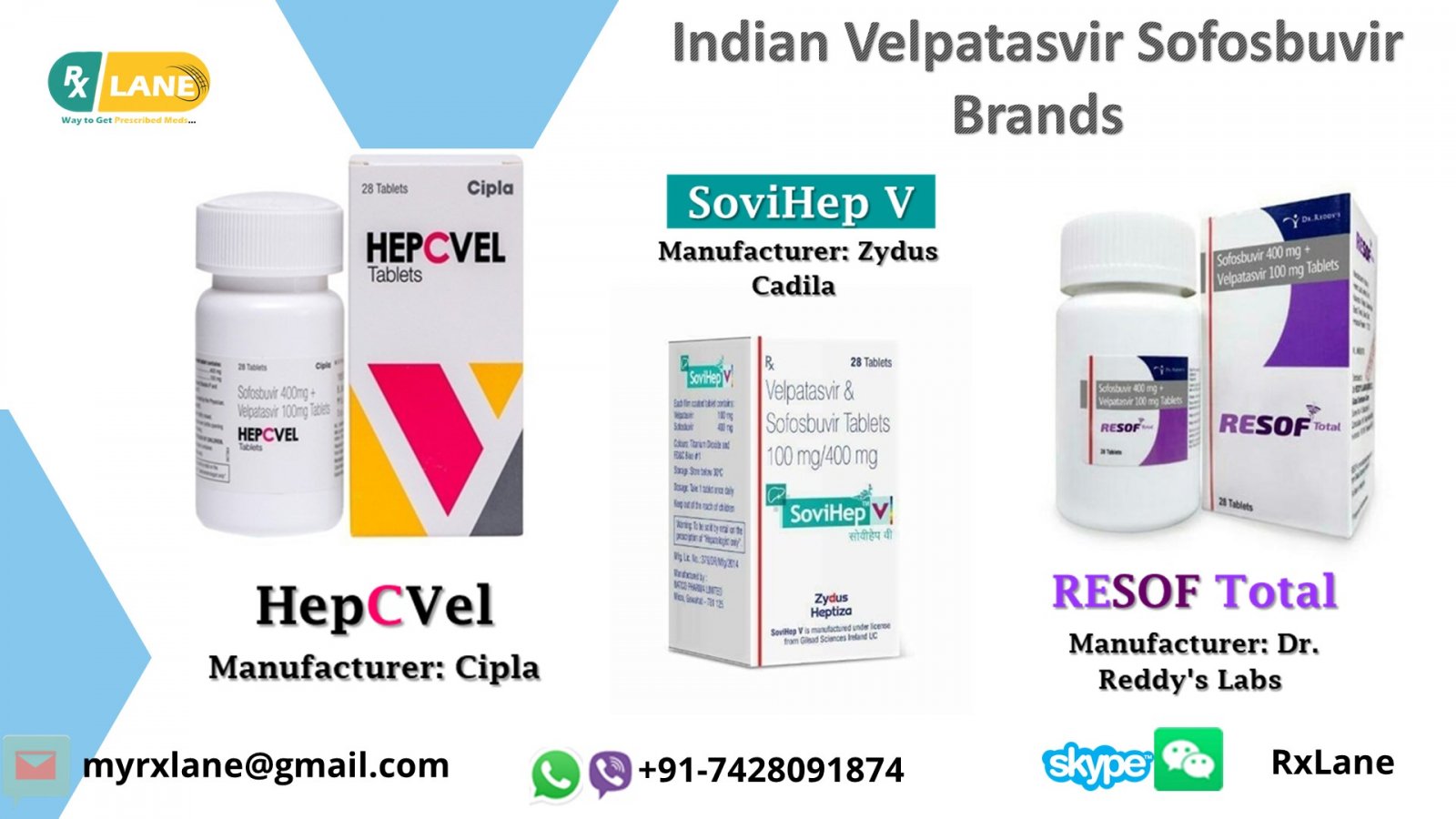 Generic Velpatasvir Sofosbuvir Tablet Price Online